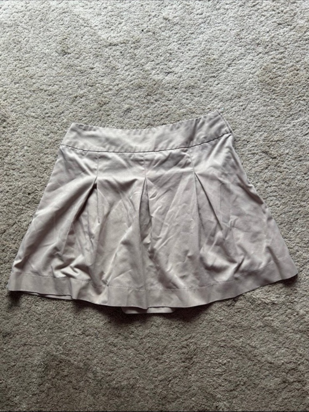 Khaki School Skirt